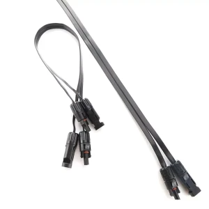 Płaski adapter MC4 | Przedłużacz okienny kabla solarnego